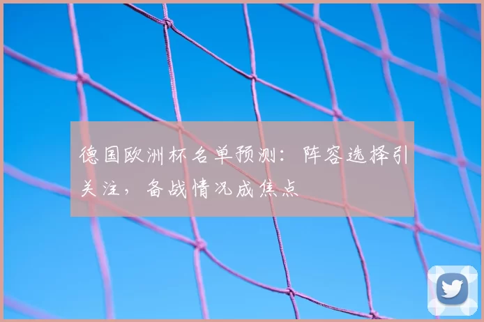 德国欧洲杯名单预测:阵容选择引关注,备战情况成焦点