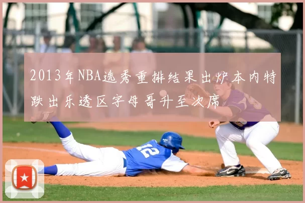 2013年NBA选秀重排结果出炉本内特跌出乐透区字母哥升至次席